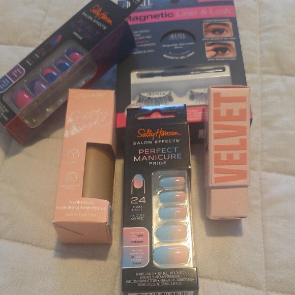 Jeffree Star Other - Sally Hansen Nail Polish Set and Velvet Lipstick